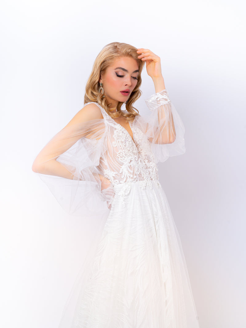 Whisper of Love wedding dress, A-line, full lace